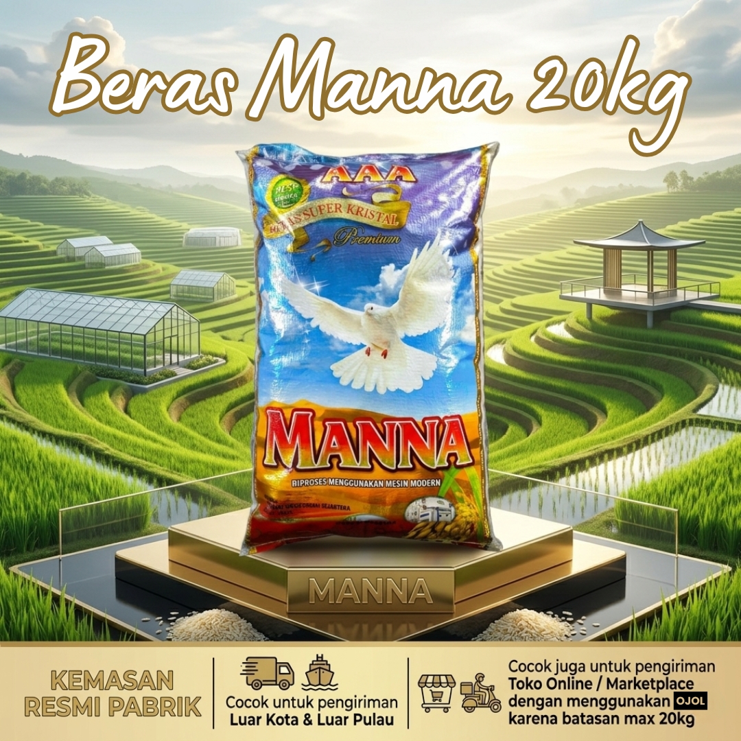 Jual Beras Manna 20kg